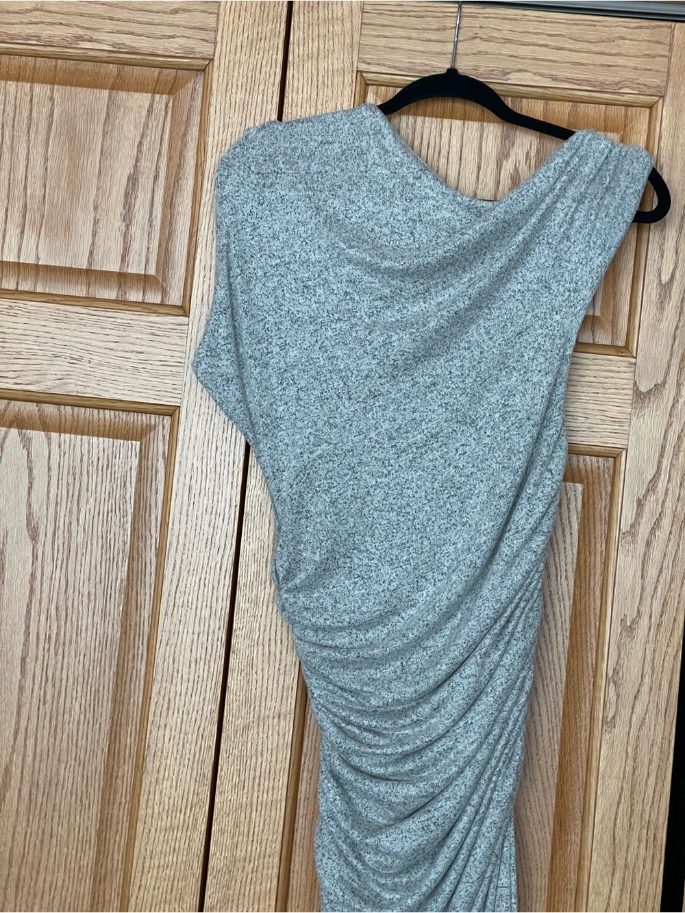 ASOS Heather Gray Draped Women’s Dress